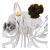 Потолочная люстра Arte Lamp Rosarium A1196PL-8WG Потолочная люстра Arte Lamp Rosarium A1196PL-8WG