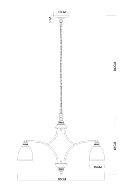 Подвесная люстра Arte Lamp Bonito A9518LM-8BA
