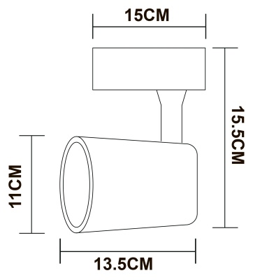 Светильник на штанге Arte Lamp Track Lights A1830PL-1WH