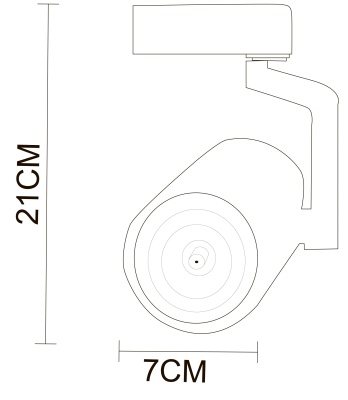 Светильник на штанге Arte Lamp Traccia A2320PL-1BK
