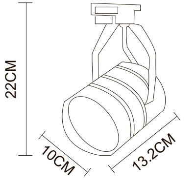 Светильник на штанге Arte Lamp Cinto A2712PL-1BK