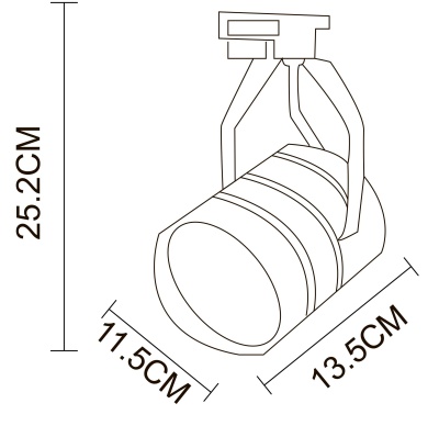Светильник на штанге Arte Lamp Track Lights A2718PL-1BK