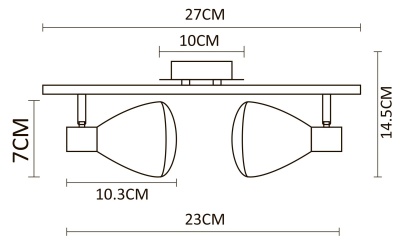 Спот Arte Lamp Gioved A6008PL-2BK