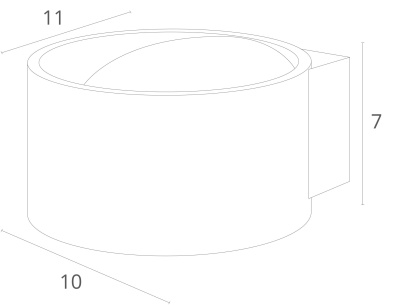 Накладной светильник Arte Lamp 1417 A1417AP-1GY