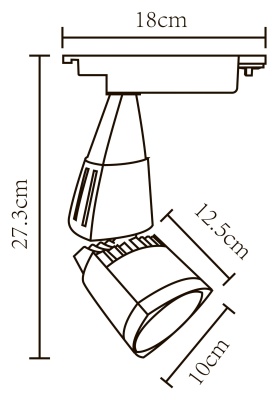 Светильник на штанге Arte Lamp 3830 A3830PL-1WH