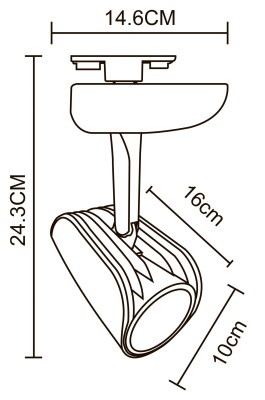 Светильник на штанге Arte Lamp 3930 A3930PL-1WH