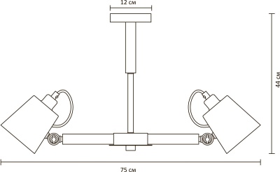 Люстра на штанге Arte Lamp Oscar A7141PL-5WH