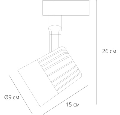 Светильник на штанге Arte Lamp Wales A1640PL-1BK
