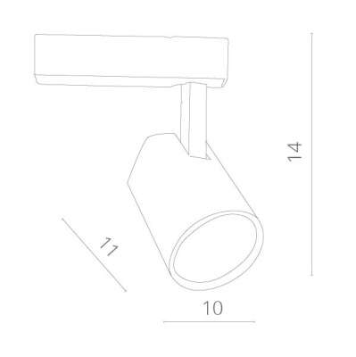 Светильник на штанге Arte Lamp Amico A1821PL-1WH