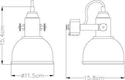 Светильник на штанге Arte Lamp Martin A5213PL-1WH