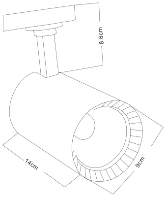 Светильник на штанге Arte Lamp Vinsant A2664PL-1BK