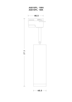 Светильник на штанге Arte Lamp Hubble A6811PL-1WH