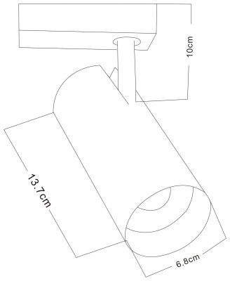 Светильник на штанге Arte Lamp Vinsant A2665PL-1WH