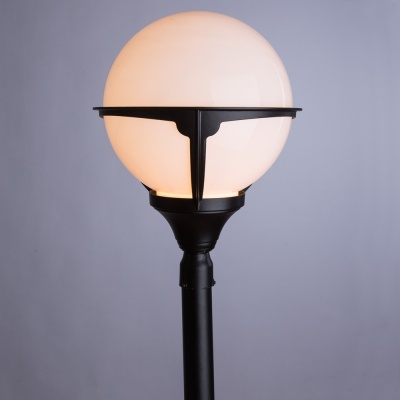 Наземный высокий светильник Arte Lamp Monaco A1496PA-1BK