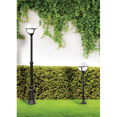 Наземный высокий светильник Arte Lamp Monaco A1496PA-1BK