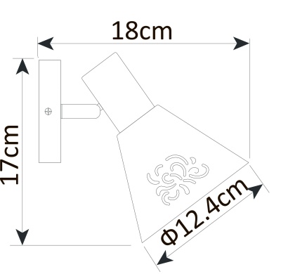Спот Arte Lamp Cono A5218AP-1WG