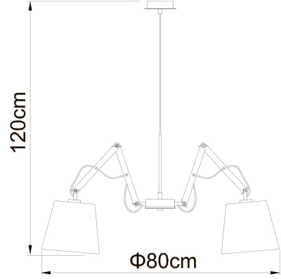 Подвесная люстра Arte Lamp Pinocchio A5700LM-5WH