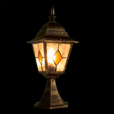 Наземный низкий светильник Arte Lamp Berlin A1014FN-1BN