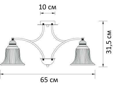 Потолочная люстра Arte Lamp Emma A2713PL-5WG