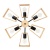 Люстра на штанге Arte Lamp Brussels A8030PL-6BK