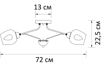 Потолочная люстра Arte Lamp Brighton A2706PL-5CK