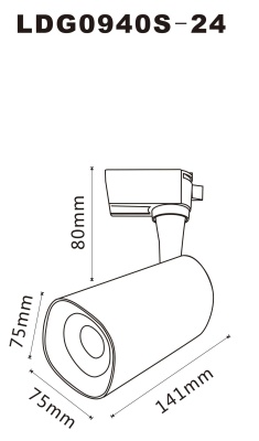 Светильник на штанге Arte Lamp Barut A4563PL-1BK