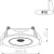 Встраиваемый светильник Arte Lamp Kaus A4761PL-1WH Встраиваемый светильник Arte Lamp Kaus A4761PL-1WH