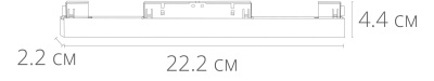 Накладной светильник Arte Lamp Linea A4644PL-1BK