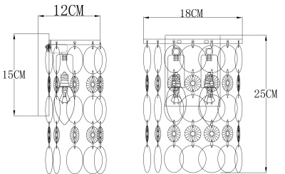 Накладной светильник Arte Lamp Pipirima A4041AP-2CC