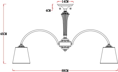 Люстра на штанге Arte Lamp Gracie A7301PL-8PB