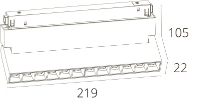 Накладной светильник Arte Lamp Linea A4648PL-1WH