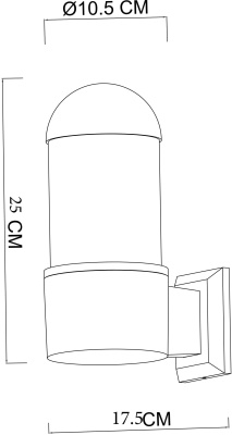 Светильник на штанге Arte Lamp Coppia A5217AL-1BK