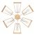 Люстра на штанге Arte Lamp Brussels A8030PL-6WH Люстра на штанге Arte Lamp Brussels A8030PL-6WH
