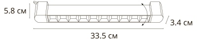 Накладной светильник Arte Lamp Flash A4575PL-1BK