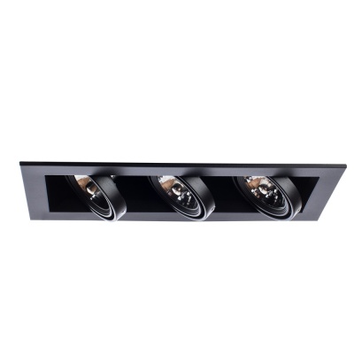 Встраиваемый светильник Arte Lamp Cardani Medio A5930PL-3BK