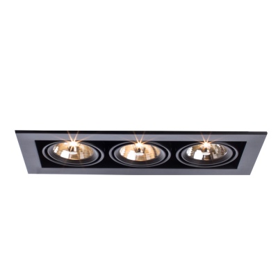 Встраиваемый светильник Arte Lamp Cardani Medio A5930PL-3BK