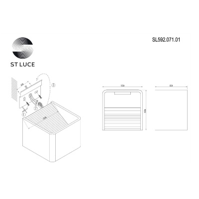 Накладной светильник ST-Luce SL592 SL592.071.01
