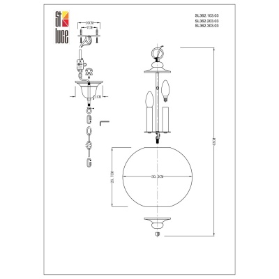 Подвесной светильник ST-Luce Lateria SL362.303.03
