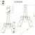 Подвесная люстра ST-Luce Legatezza SL1502.203.08 Подвесная люстра ST-Luce Legatezza SL1502.203.08