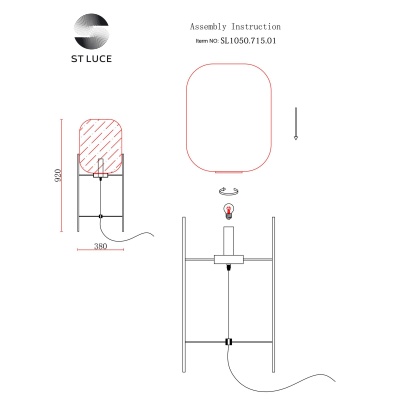 Торшер ST-Luce Burasca SL1050.715.01