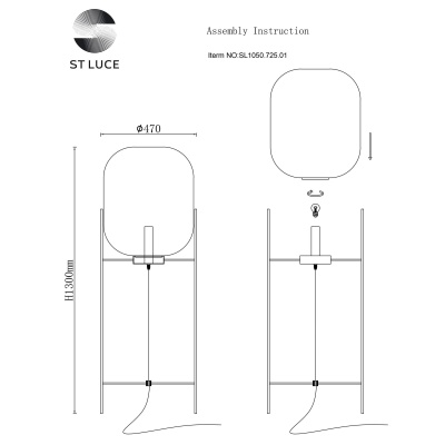 Торшер ST-Luce Burasca SL1050.725.01