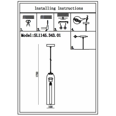 Подвесной светильник ST-Luce Callana SL1145.343.01