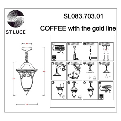 Подвесной светильник ST-Luce Chiani SL083.703.01