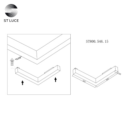 Встраиваемый светильник ST-Luce Standi ST800.546.15