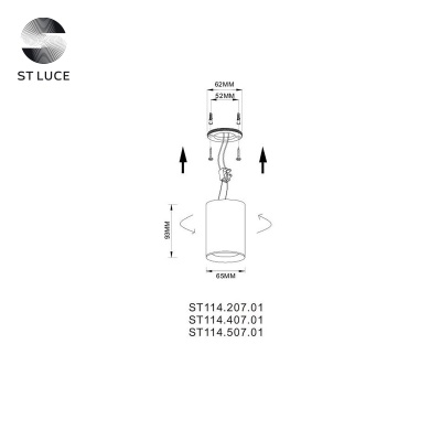 Накладной светильник ST-Luce ST114 ST114.507.01