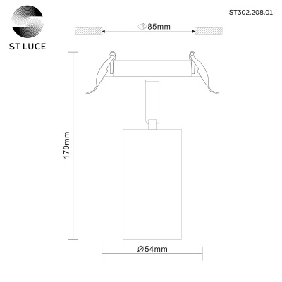 Спот ST-Luce ST303 ST303.208.01