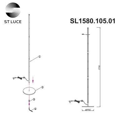 Торшер ST-Luce Ralio SL1580.105.01