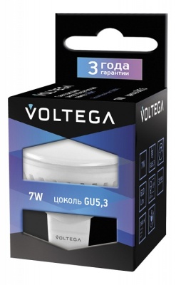 Лампа светодиодная Voltega  GU5.3 7Вт 2800K 4698