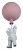 Накладной светильник Loft it Cosmo 10044/200 Pink