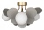 Потолочная люстра Loft it Matisse 10008/4C Grey